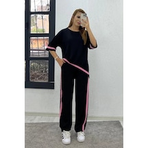 Çınar Boutique Şerit Garnili İkili Takım-pembe - M Pembe Pembe