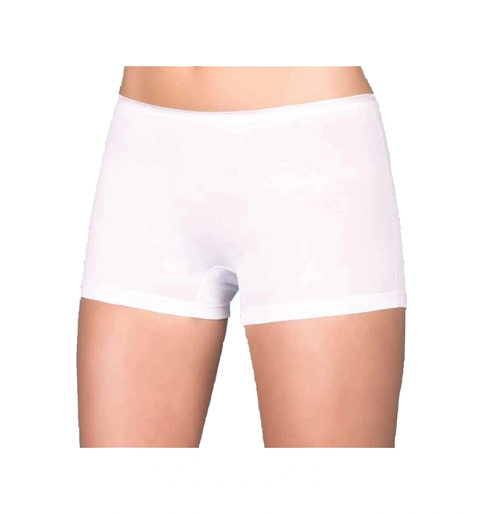Berrak 2100 Likralı Süprem Bayan Boxer Short Beyaz