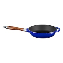 Lava Döküm Kızartma Tavası Ahşap Kulplu Çap(Ø)24cm