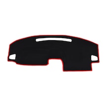 Guerrıno Torpido Koruma Halısı Siyah Kenar Renk Kırmızı Opel Astra G 1998-2008 İle Uyumlu