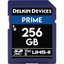 Delkin Devices 256GB Prime SDXC UHS-II U3/V60 Hafıza Kartı (DDSD