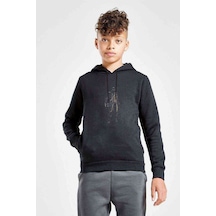 Tshirthane Venom Zehirli Öfke Baskılı Unisex Çocuk Kapüşonlu Siyah Sweat (534670157) Siyah