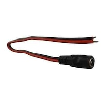 BiSıfır 2.1mm Dc Kablo Dişi 0,15 Mt Tam Bakır (25 Adet)
