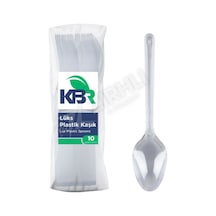 3 Adet Kbr Plastik Kaşık 10'lu Çok Renkli