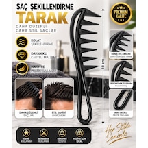 Kavisli Profesyonel Saç Şekillendirici Tarak 3