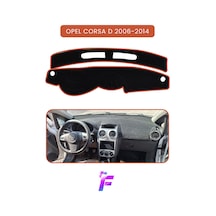 Opel Corsa D 2006-2014 Torpido Örtüsü Güneşten Korur Kolay Montaj Tam Uyum Tam Koruma T46 Kahverengi