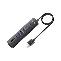 Veggieg Usb 2.0 Sd Microsd Kart Okuyucu Ve 6 Port Usb Çoklayıcı Hub