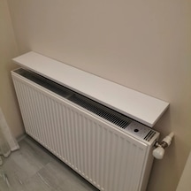 120 Cm Petek Raf Beyaz