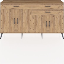 Arges Konsol 2 Raflı 3 Çekmeceli 4 Kapaklı 176x30x99 Çam-çam Atlas Çam/atlas Çam - Atlas Çam