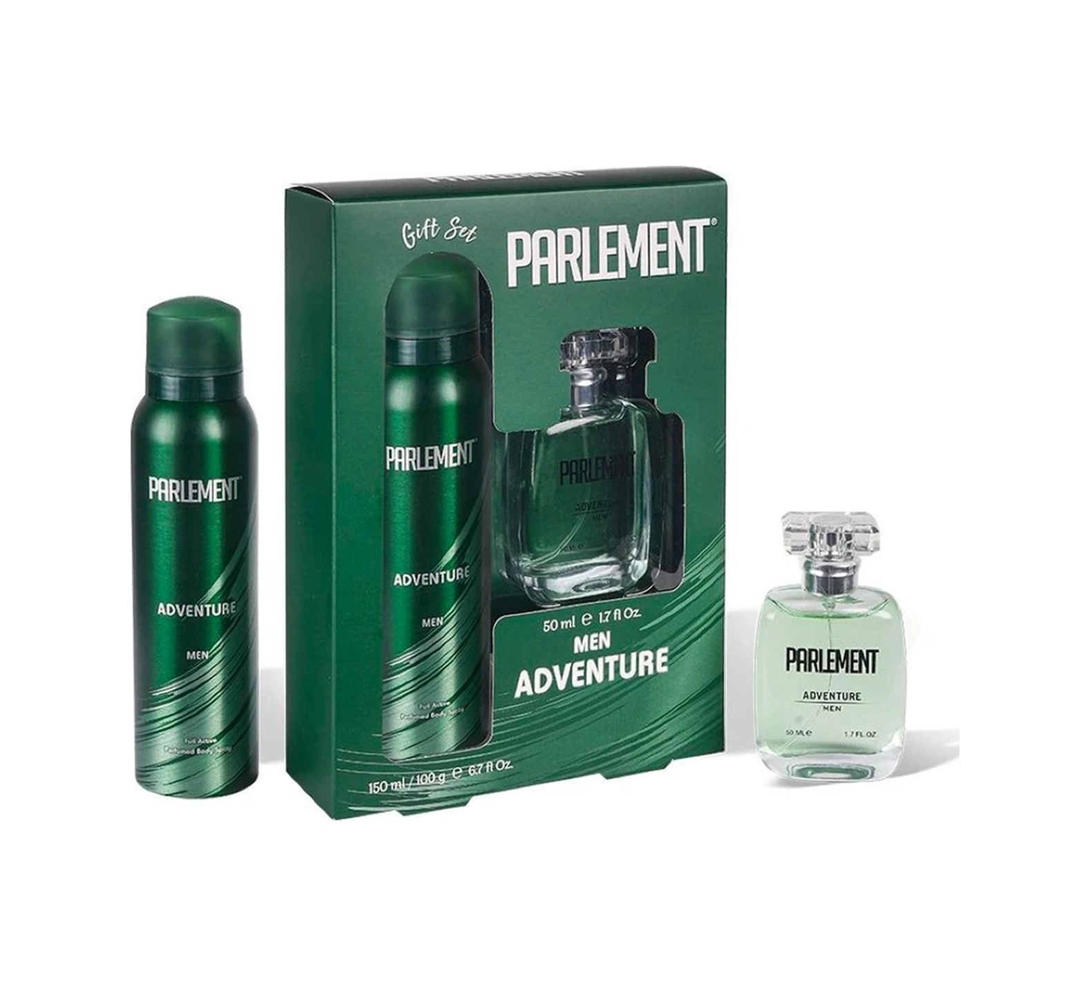 Parlement 50 Ml Adventure Erkek Parfüm + 150 Ml Deodorant Seti Deri