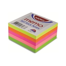 Noki Memo 75 X 75Mm Neon Küp Yapışkanlı Not Kağıdı 400  Yaprak