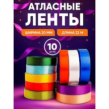 Lelyashop 20mm 10 Adet Saten Paketleme Kurdelesi 225406386
