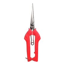 Kosona Büyük Boy Kırmızı Düz Uçlu Gümüşçelik Meyve Kesici - Yüksek Esneklikli Bahçe Budama Ve Hasat Aracı