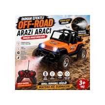 Duman Efektli Uzaktan Kumandalı Off-road - Canavar Kamyon - 1:14 Ölçek, Işıklı Farlar Ve Şarjlı Bataryalı Full Fonksiyon Arazi Aracı - 885350294 Diğer