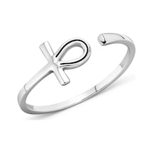Servi 925 Ayar Gümüş Sacred Ankh Yüzük-11