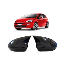 Fiat Punto 2009-2012 Uyumlu Yarasa Ayna Kapağı İthal Abs Plastik Pianoblack A+kalite
