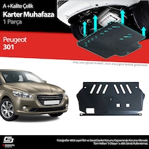 S-dizayn Peugeot 301 Çelik Karter Muhafaza Koruma 2012 Üzeri A+ Kalite