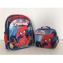 Spiderman Okul Çantası Beslenme Çantası 2’li Sets