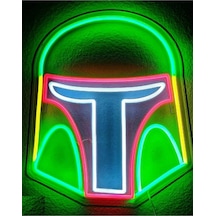 Neon Led Kask Gece Lambası Renkli