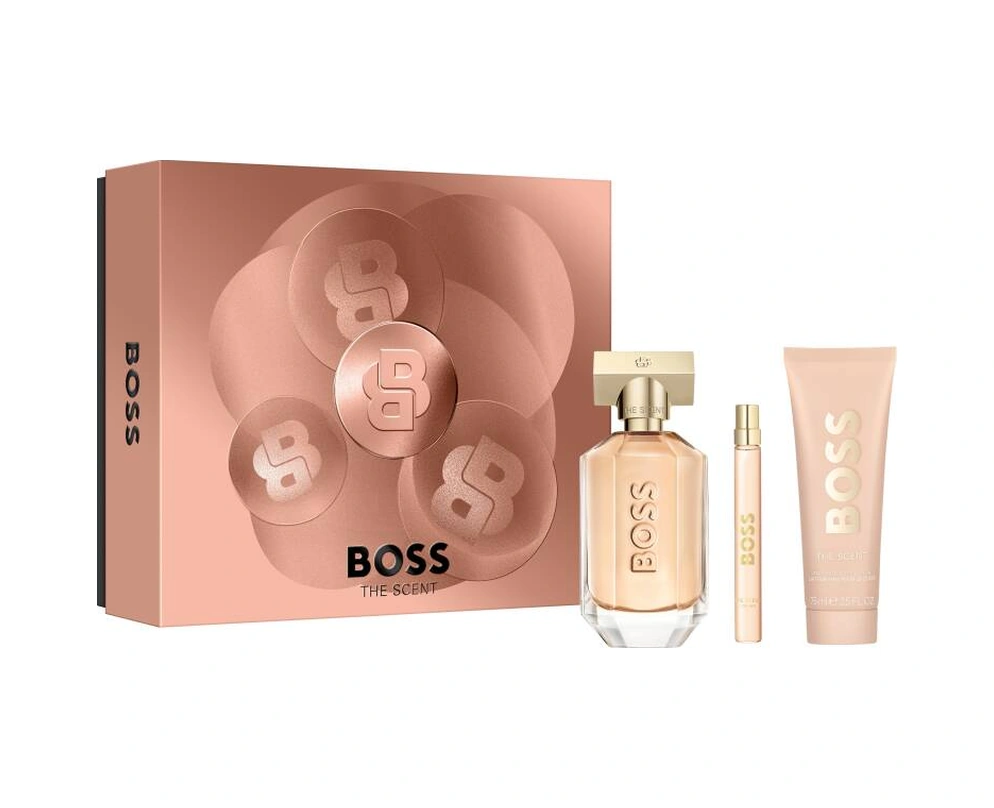 Hugo Boss The Scent For Her Edp 100 Ml + Body Lotion 75 Ml + Edp 10 Ml 3616306969681 Diğer