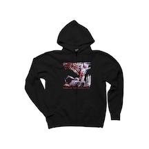 Cannibal Corpse Tomb Of The Mutilated Siyah Fermuarlı Kapşonlu Sweatshirt