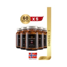 ﻿Norwegian Health Omega 3 1000 MG Somon&Morina Balık Yağı 5 x 60 Kapsül﻿﻿