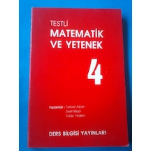 4.Sınıf Matematik Ve Yetenek Testli T. Alper -S. Mazı 1991 Basım