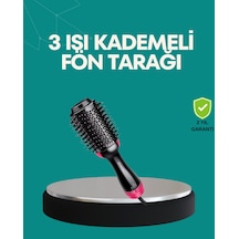 Saç Düzleştiricisi Kurutmalı Saç Şekillendirici Fönlü Fırça 1200 Watt Güç