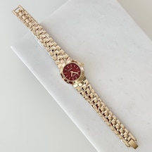 Medas Gold Saat Bordo Çok Renkli