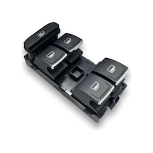 Vass41 Sol Ön Kapı Dörtlü Cam Düğmesi Krom 5g0959857e Vw Tiguan İle Uyumlu 2016-2020