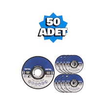 115x2,5 Metal Kesme Taşı 50 Adet Spiral Inox Demir Kesici Diski Demir Kesme Disk 115x2,5x22,23