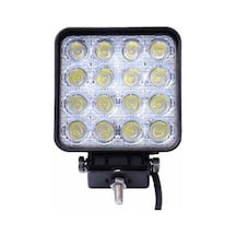 ÇALIŞMA LAMBASI 16 LEDLİ KARE 48W POWER LED