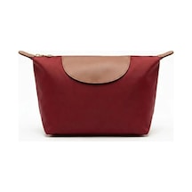 Büyük Boy Makyaj Ve El Çantası 32x20x11 Cm Fermuarlı Kozmetik Çantası, Seyahat Organizerı,5 Renk Seçenekli
