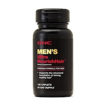 Gnc Erkekler İçin Ultra Besleyici Saç Takviyesi, Güçlü Ve Sağlıklı Saçları Destekler, 120 Kaplet
