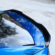Peugeot 408 Parlak Siyah Spoiler Plastik Boyalı