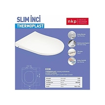 Storeofstars Nkp Slim Inci Klozet Kapağı