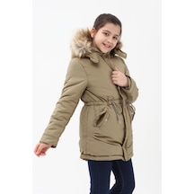 Kız Çocuk Kaban 51256 Haki