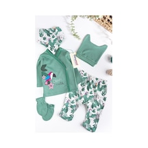 Babymod Kuş Figürlü 5 Parça Kız Bebek Hastane Çıkışı Bebek Takımı