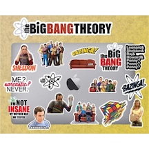 The Big Bang Theory Seri 1 Sticker Seti Laptop Ajanda Pc Tablet Telefon Etiket Bullet Journal Diğer