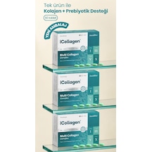 Doctamin İcollagen Kolajen Ve Prebiyotik Tablet 1500 Mg 60 Tablet 3 Adet