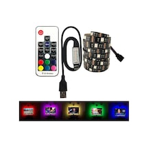 Triline Tv Arkası Silikonlu Kumandalı Rgb Led Şerit 16 Renk