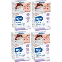 Wee Baby Klasik Göğüs Pedi (30+10 Lu) 160 Adet (4Pk*40)