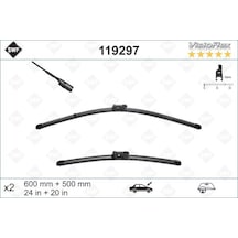 Silecek - 398 - Süpürgesi Ön Audı A4-a5-q3-q5-macan 2008 600 X - Csmo-tex - 500 Mm