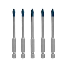 Professional 5 Parça Expert Hex-9 Hardceramic Matkap Ucu Seti Sert Fayanslar, Ø 5 Mm, Aksesuar Döner Matkap/vidalama