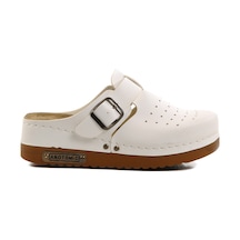 Beyaz Anatomik Unisex Sabo Terlik 07-008 G Beyaz