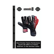 Özel Üretim Takım Performans Giyim Gk-300-4-11 Kaleci Eldiveni 11 No German Latex Çok Renkli