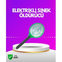 Zenvia İç Ve Dış Mekan Elektrikli Sinek Öldürücü Hafif Ve Ergonomik Tasarım Znv2026
