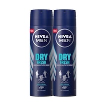 Dry Fresh Erkek Sprey Deodorant 150ml 2'li Avantaj Paketi