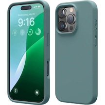 Apple Uyumlu iPhone 16 Pro Silikon Kılıf - Pastel Renk Tonu Esnek Tam Koruma Kapak - Yeşil Apple Uyumlu iPhone 16 Pro Silikon Kılıf - Pastel Renk Tonu Esnek Tam Koruma Kapak - Yeşil