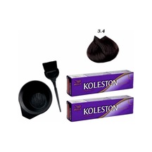 Koleston Saç Boyası 3/4 Koyu Kestane 2Adet+ Boyama Seti Koleston Saç Boyası 3/4 Koyu Kestane 2Adet+ Boyama Seti